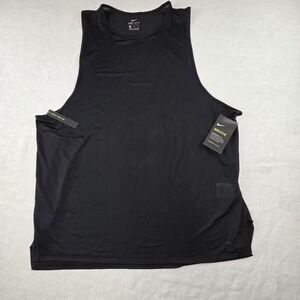 Nike‎ Women's Dri-Fit Racerback  Tank Top, Black, XL
